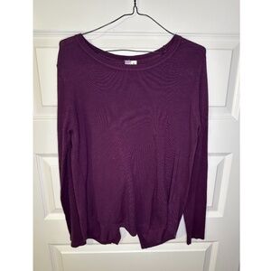 Francesca's Long Sleeve Purple Top